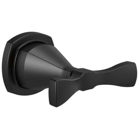 Delta Stryke Double Robe Hook Matte Black 77638-BL